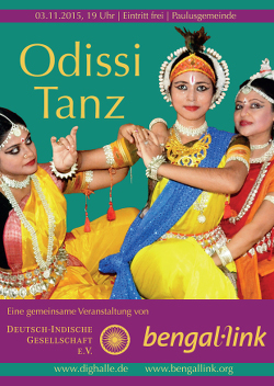 Odissi-Tanzabend Flyer